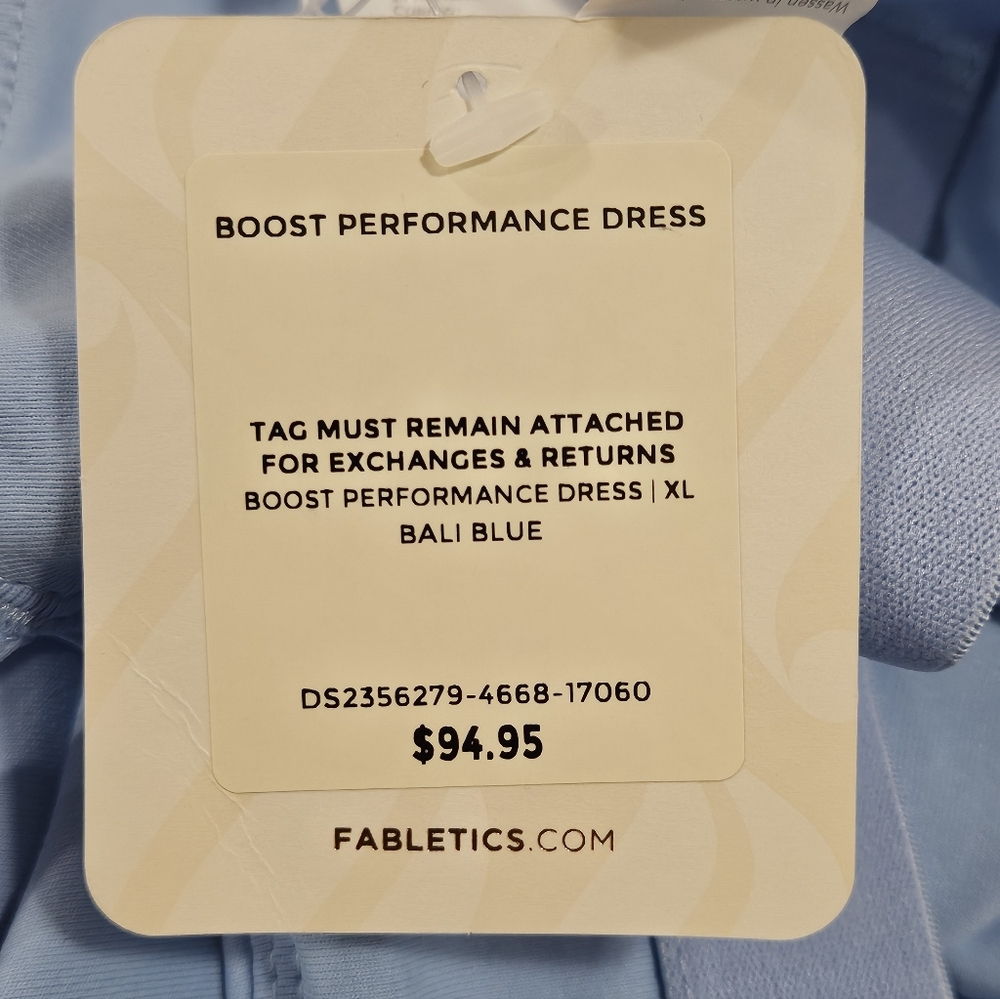 NWT Fabletics Boost Performance Dress Classic Mini Size XL - Picture 5 of 6